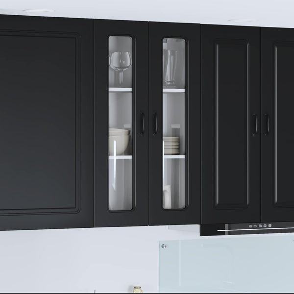 Küchenschrank Kalmar Schwarz 60x31x100cm