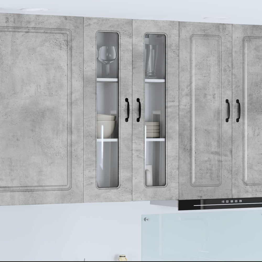 Küchenschrank Kalmar Beton Grau 60x31x100cm