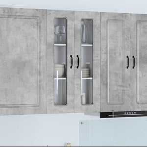 Küchenschrank Kalmar Beton Grau 60x31x100cm