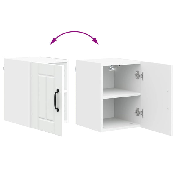 Küchenschrank Lucca, 2er-Set, Weiß