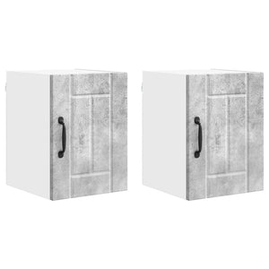 Küchenschrank Lucca 2er-Set Betongrau