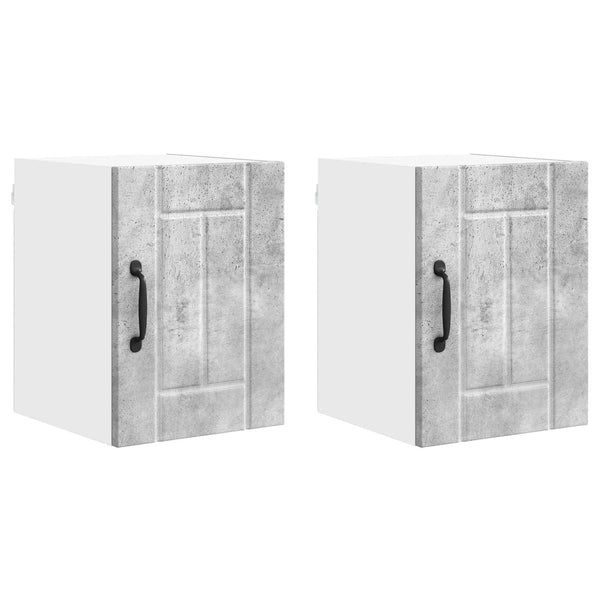 Küchenschrank Lucca 2er-Set Betongrau