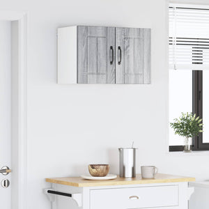 Küchenschrank Lucca 2er-Set Grau Sonoma 30x31x40 cm