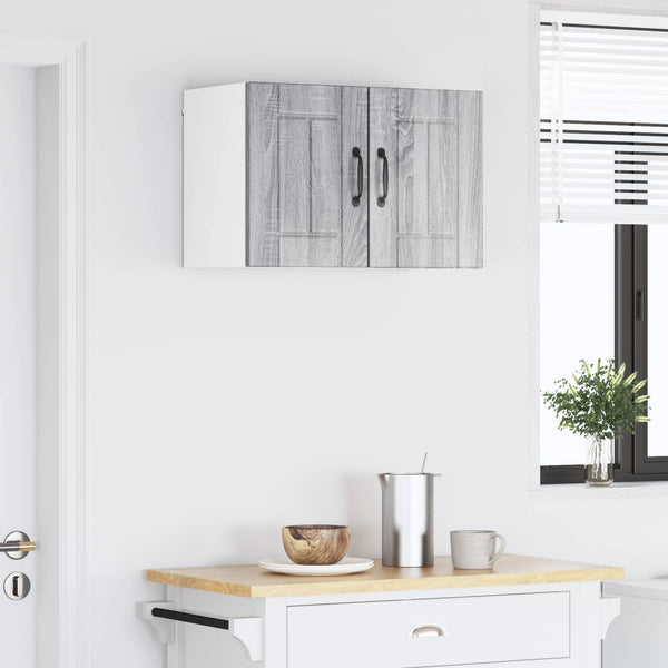 Küchenschrank Lucca 2er-Set Grau Sonoma 30x31x40 cm