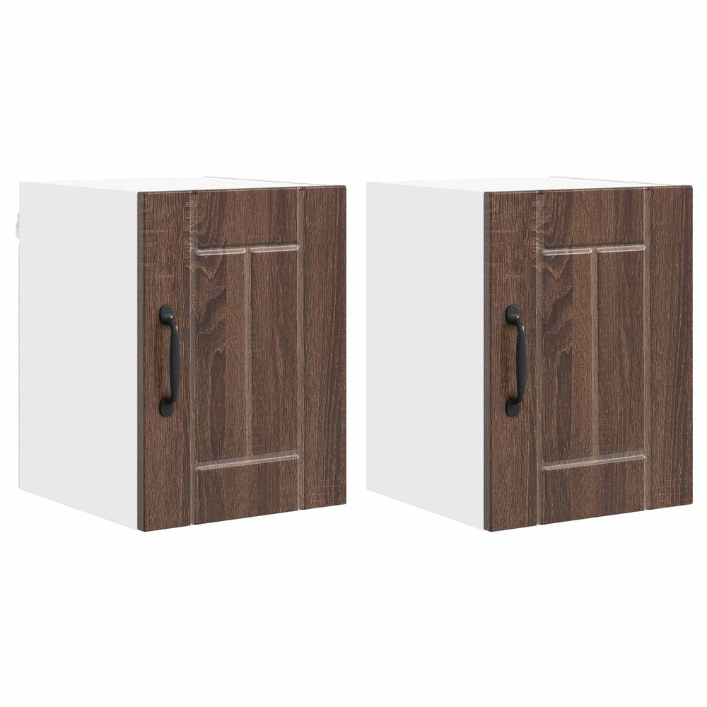 Küchenschrank Lucca 2er-Set Brauneiche