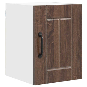 vidaXL Meuble de cuisine Lucca 2 pcs chêne marron 30 x 31 x 40 cm