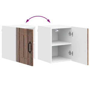 vidaXL Meuble de cuisine Lucca 2 pcs chêne marron 30 x 31 x 40 cm