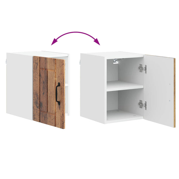 Küchenschrank Lucca 2er Set Altholz