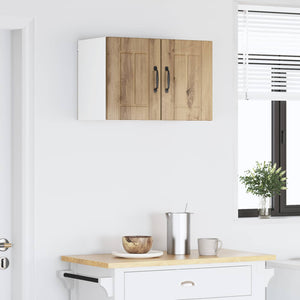 vidaXL Meuble haut de cuisine Lucca 2 pcs chêne artisan 30 x 31 x 40 cm