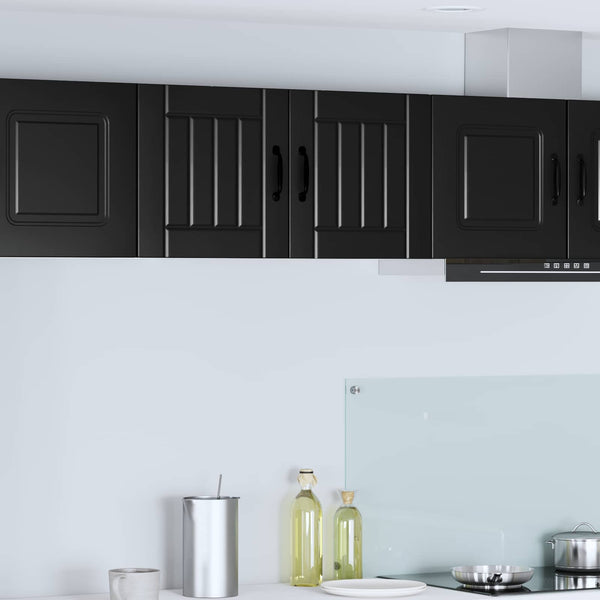 Küchenschrank Lucca Schwarz 40 cm