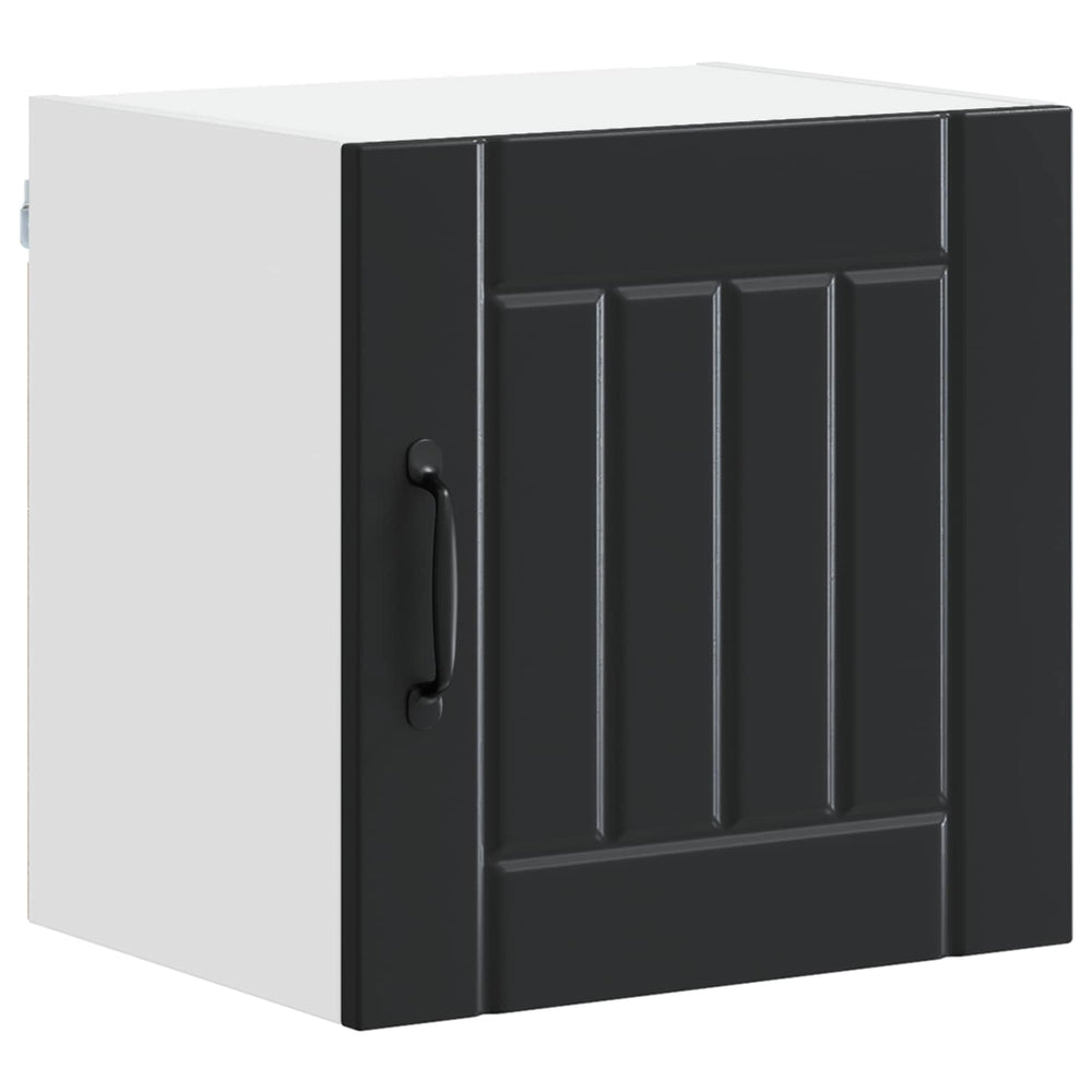 Küchenschrank Lucca Schwarz 40 cm