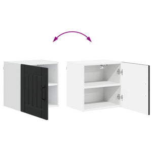 Küchenschrank Lucca Schwarz 40 cm