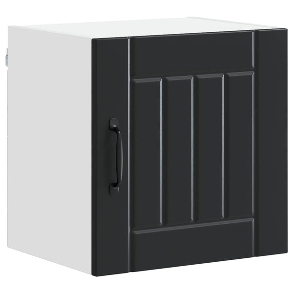 Küchenschrank Lucca, 2er-Set, Schwarz