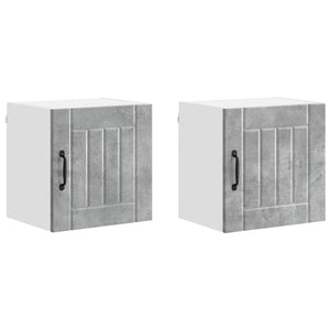 Küchenschrank Lucca 2er-Set Betongrau
