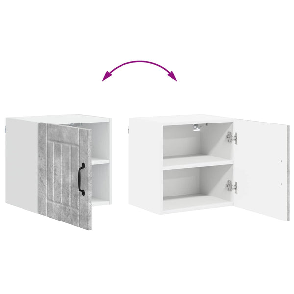 Küchenschrank Lucca 2er-Set Betongrau