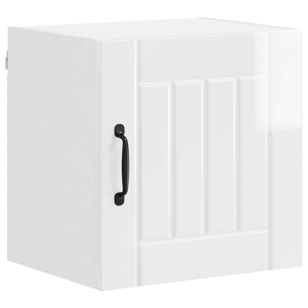 Küchenschrank Lucca, Hochglanz Weiß, 40 cm