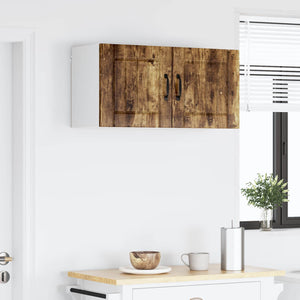 vidaXL Meuble de cuisine Lucca 2 pcs Chêne fumé 40 x 31 x 40 cm