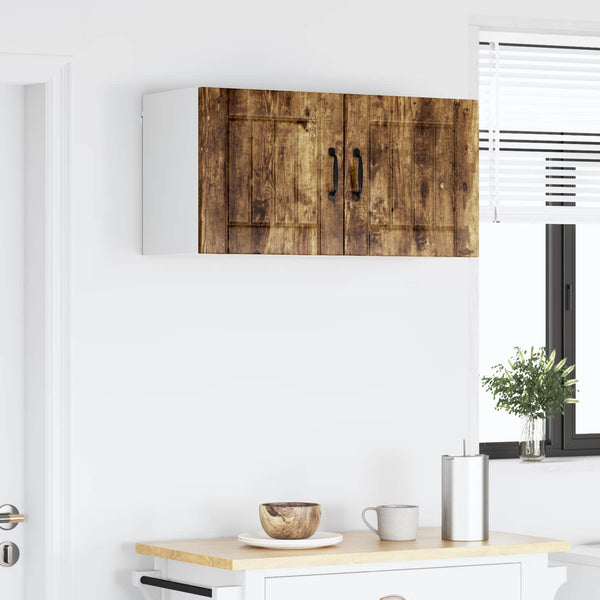 vidaXL Meuble de cuisine Lucca 2 pcs Chêne fumé 40 x 31 x 40 cm