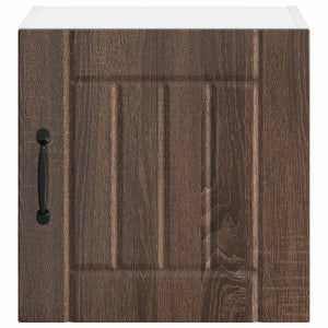 vidaXL Meuble de cuisine Lucca 2 pcs chêne marron 40 x 31 x 40 cm