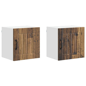 Küchenschrank Lucca 2er Set Altholz