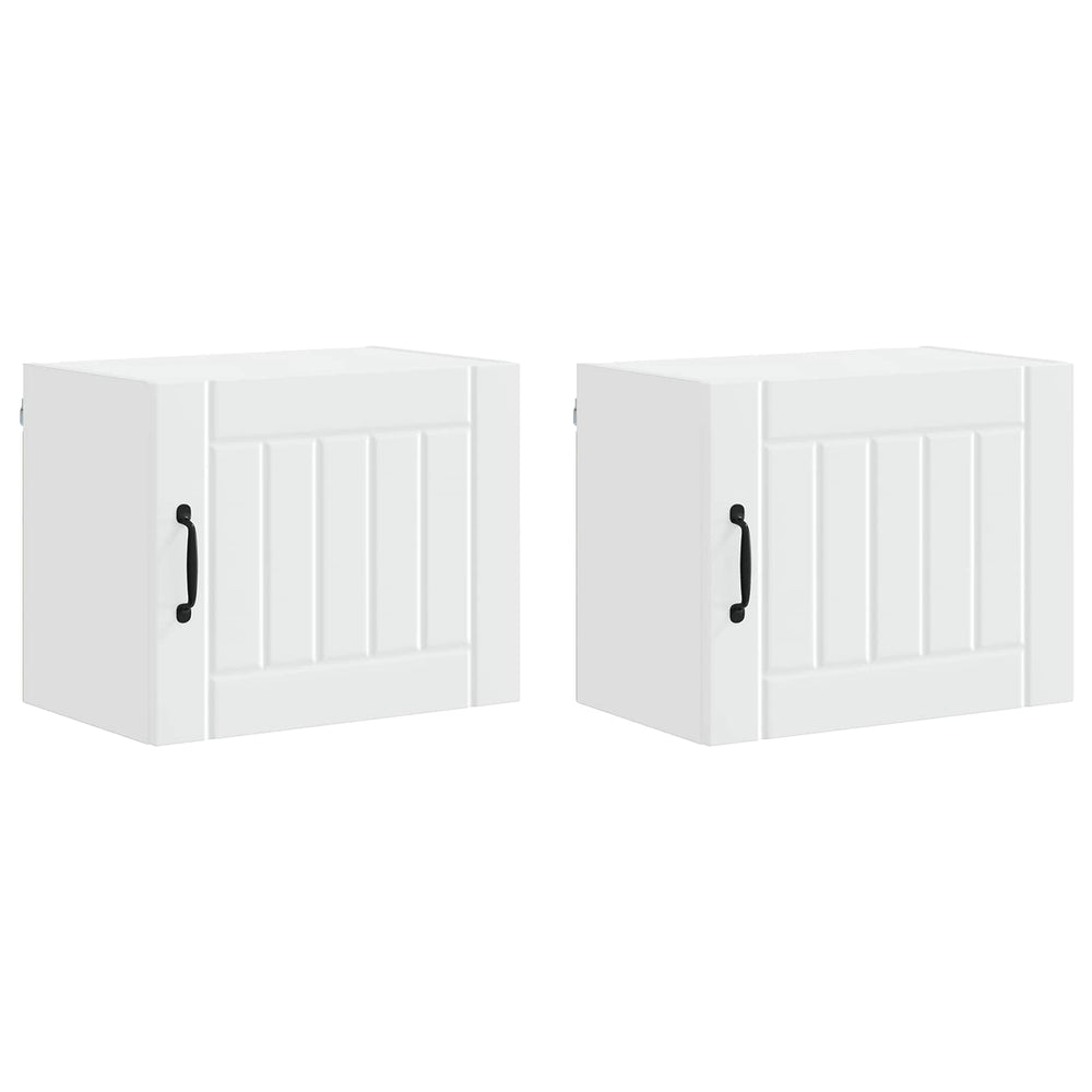Küchenschrank Lucca, 2er-Set, Weiß