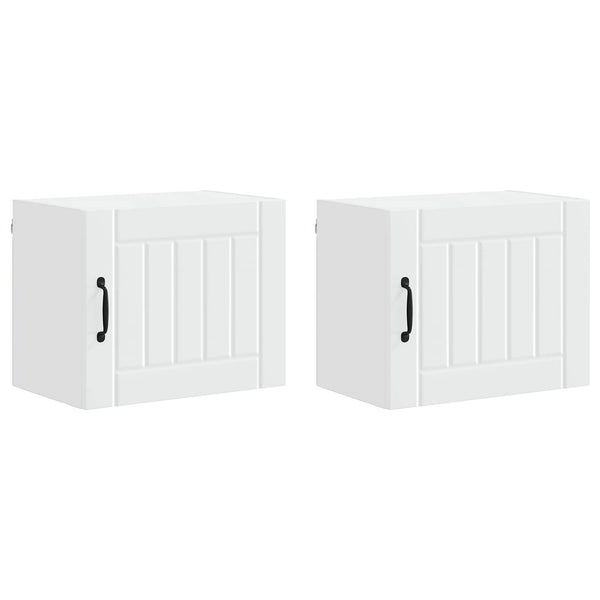 Küchenschrank Lucca, 2er-Set, Weiß