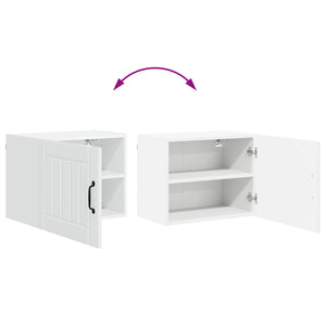Küchenschrank Lucca, 2er-Set, Weiß