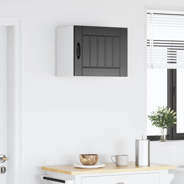 Küchenschrank Lucca Schwarz 50x31x40 cm