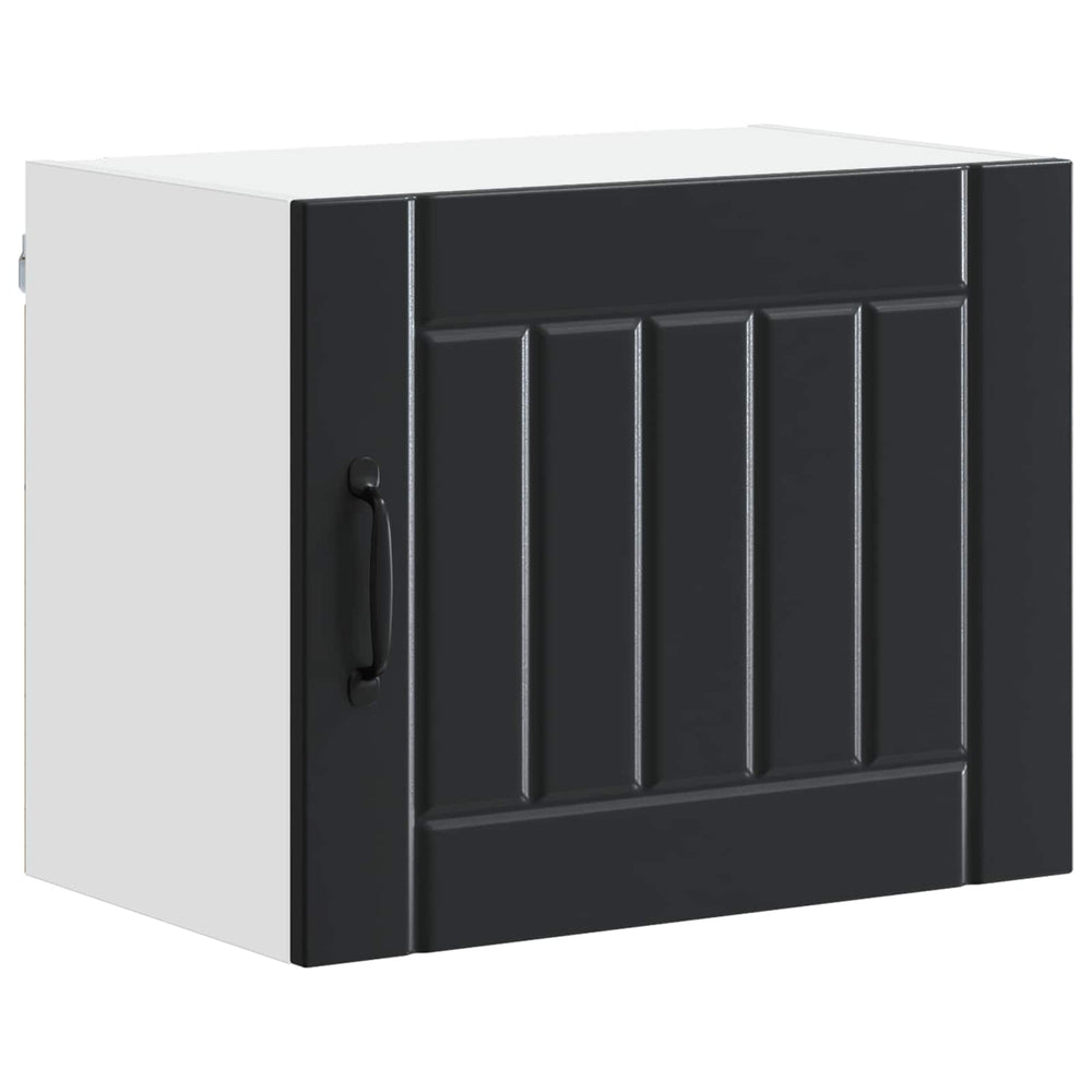 Küchenschrank Lucca Schwarz 50x31x40 cm