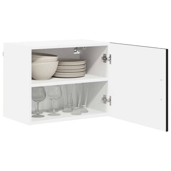 Küchenschrank Lucca Schwarz 50x31x40 cm