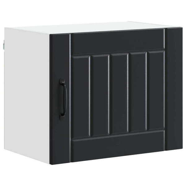 Küchenschrank Lucca, 2er-Set, Schwarz