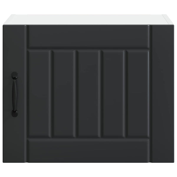 Küchenschrank Lucca, 2er-Set, Schwarz