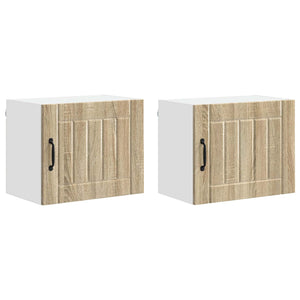 vidaXL Meuble de cuisine Lucca 2 pcs Chêne Sonoma 50 x 31 x 40 cm