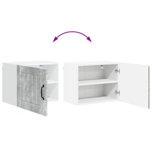 Küchenschrank Lucca 2er-Set Betongrau 50x31x40 cm
