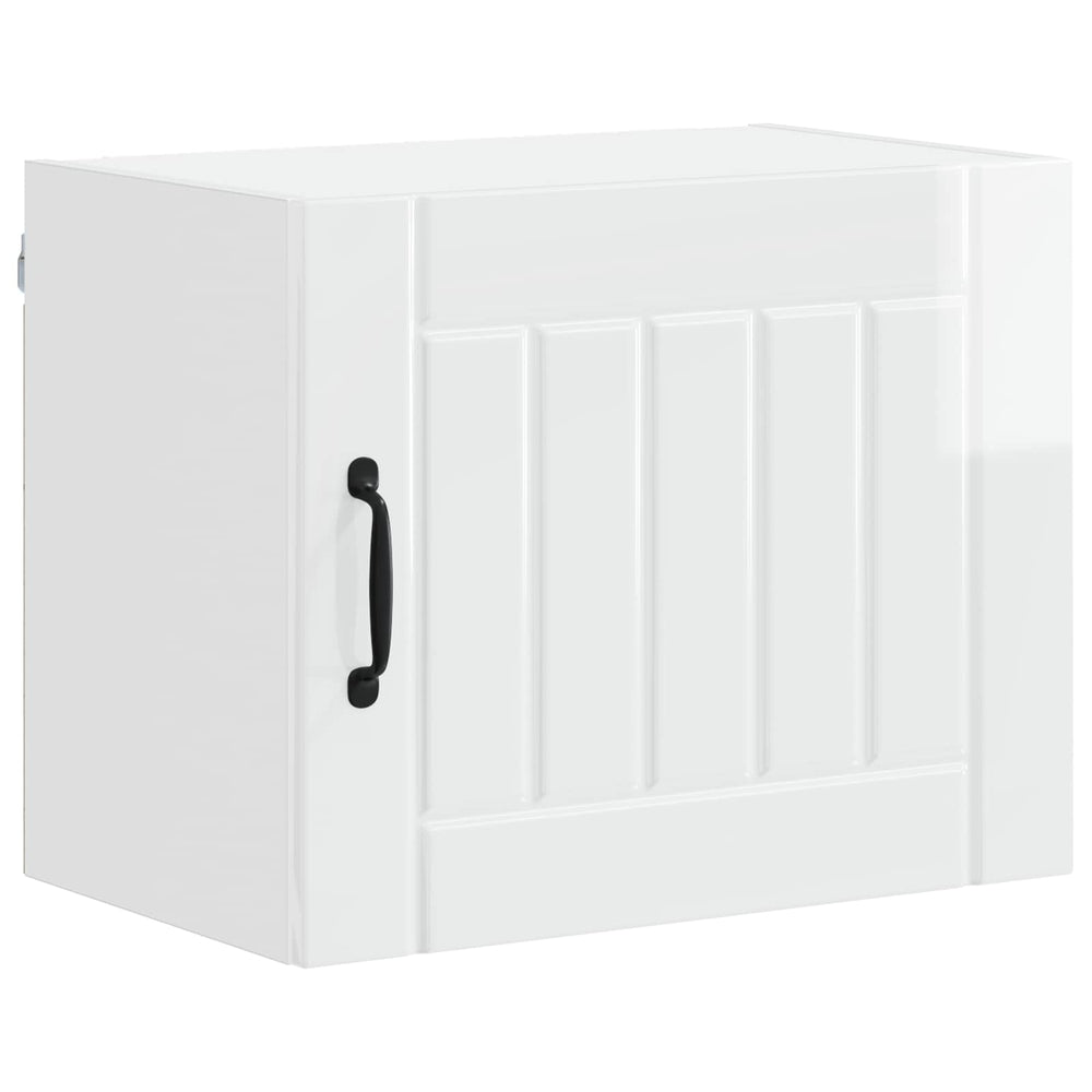 Küchenschrank Lucca Hochglanz Weiß 50cm