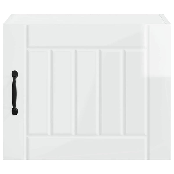 Küchenschrank Lucca, 2er-Set, Hochglanz Weiß