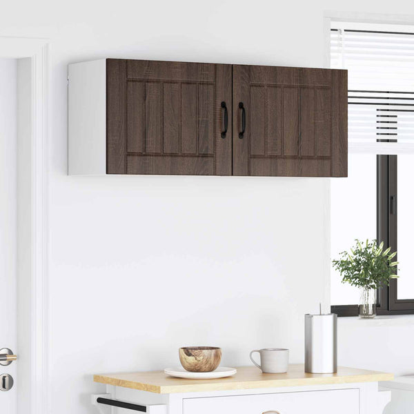 Küchenschrank Lucca 2er-Set Brauneiche