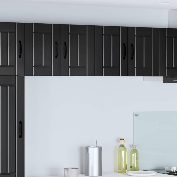 Küchenwandschrank Lucca Schwarz 60cm