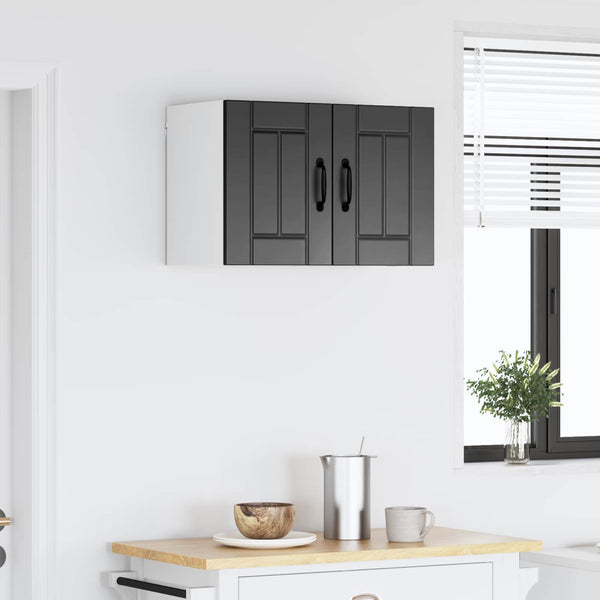 Küchenwandschrank Lucca Schwarz 60cm