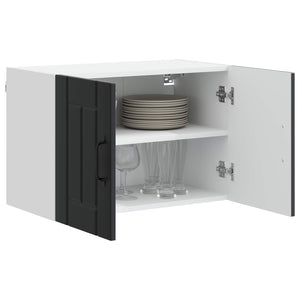 Küchenwandschrank Lucca Schwarz 60cm