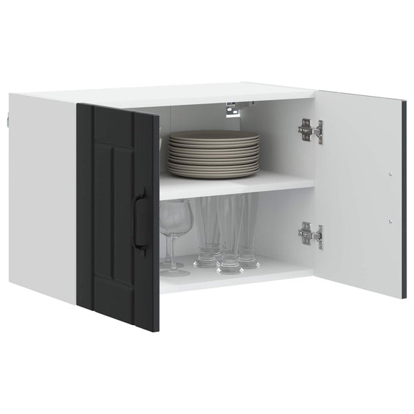 Küchenwandschrank Lucca Schwarz 60cm