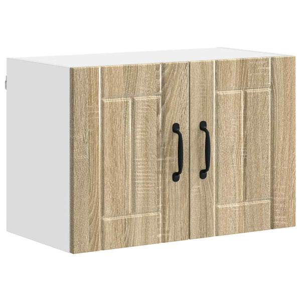 vidaXL Meubles hauts de cuisine Lucca 2 pcs chêne Sonoma 60 x 31 x 40 cm