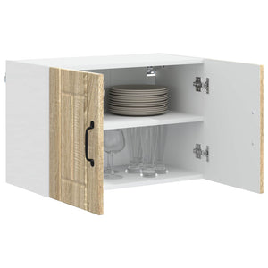 vidaXL Meubles hauts de cuisine Lucca 2 pcs chêne Sonoma 60 x 31 x 40 cm