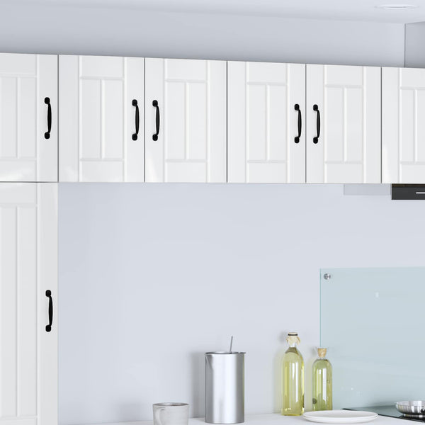Küchenwandschrank Lucca, Hochglanz Weiß, 60 cm