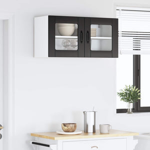 Küchenschrank Lucca Schwarz 80 cm