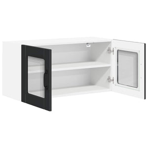 Küchenschrank Lucca Schwarz 80 cm