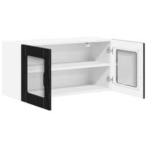 Küchenschrank Lucca Schwarze Eiche 80cm