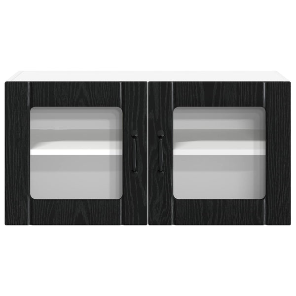 Küchenschrank Lucca Schwarze Eiche 80cm
