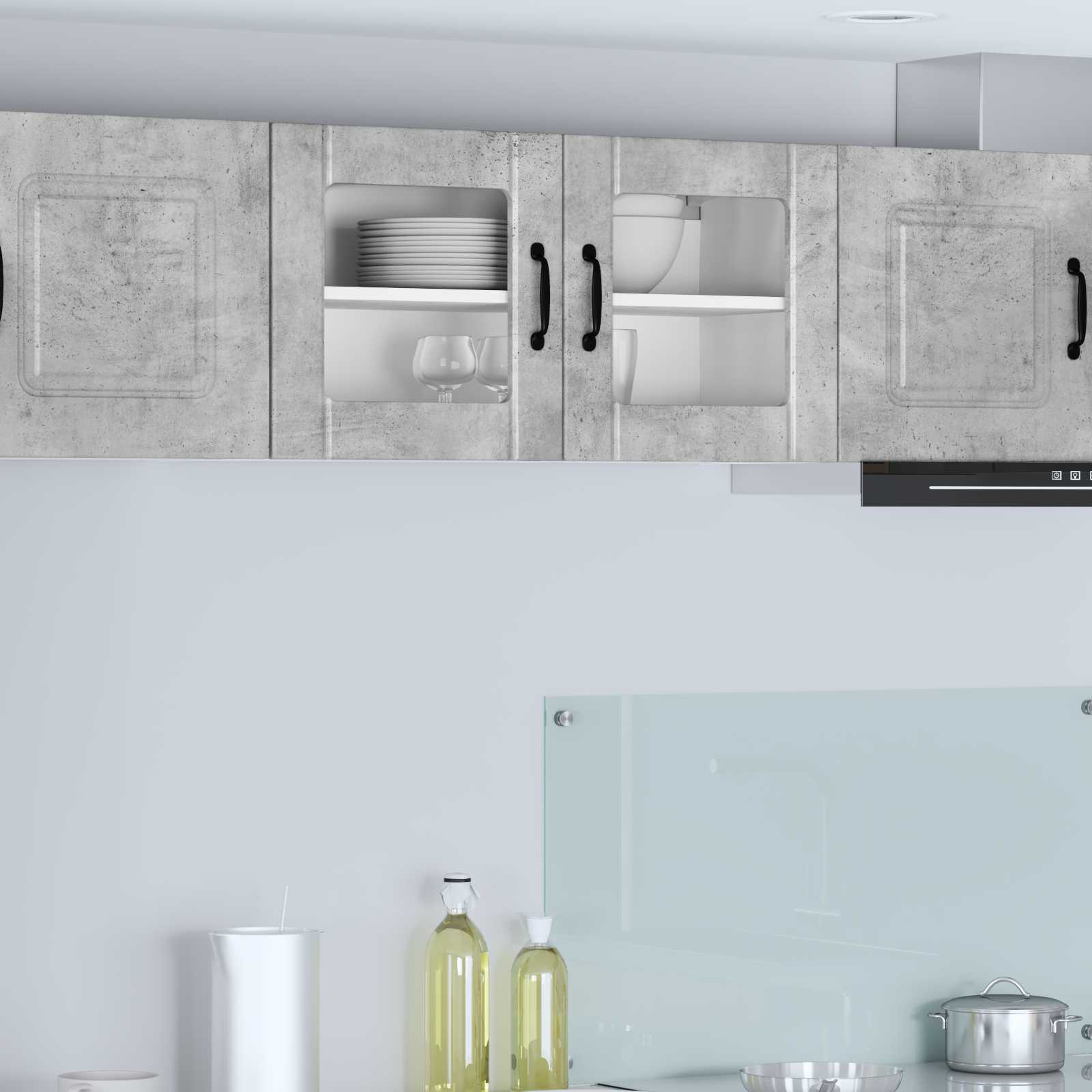 Küchenschrank Lucca Betongrau 80cm