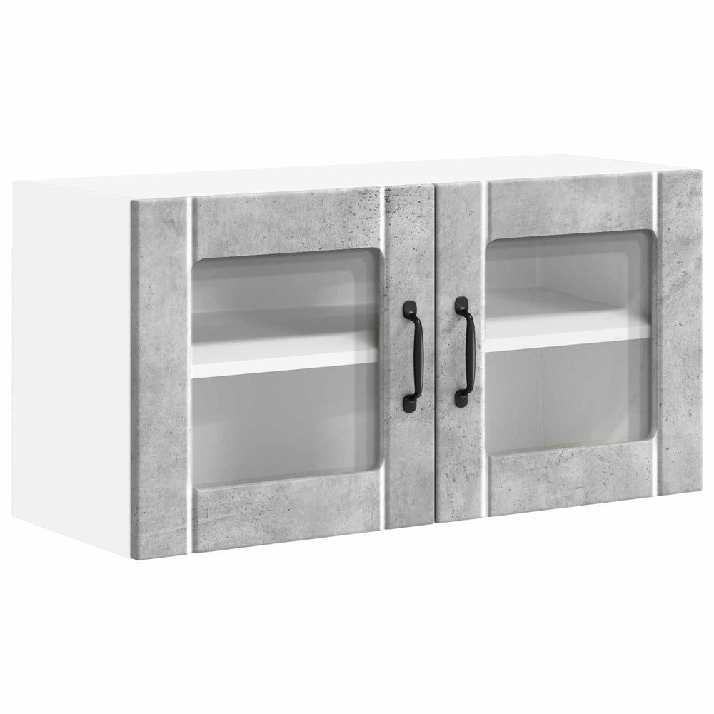 Küchenschrank Lucca Betongrau 80cm